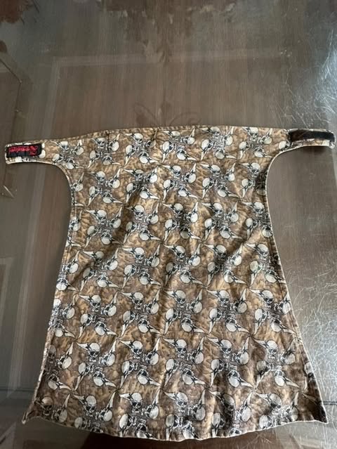 Og Sandana Headwrap Tan Flying Skulls