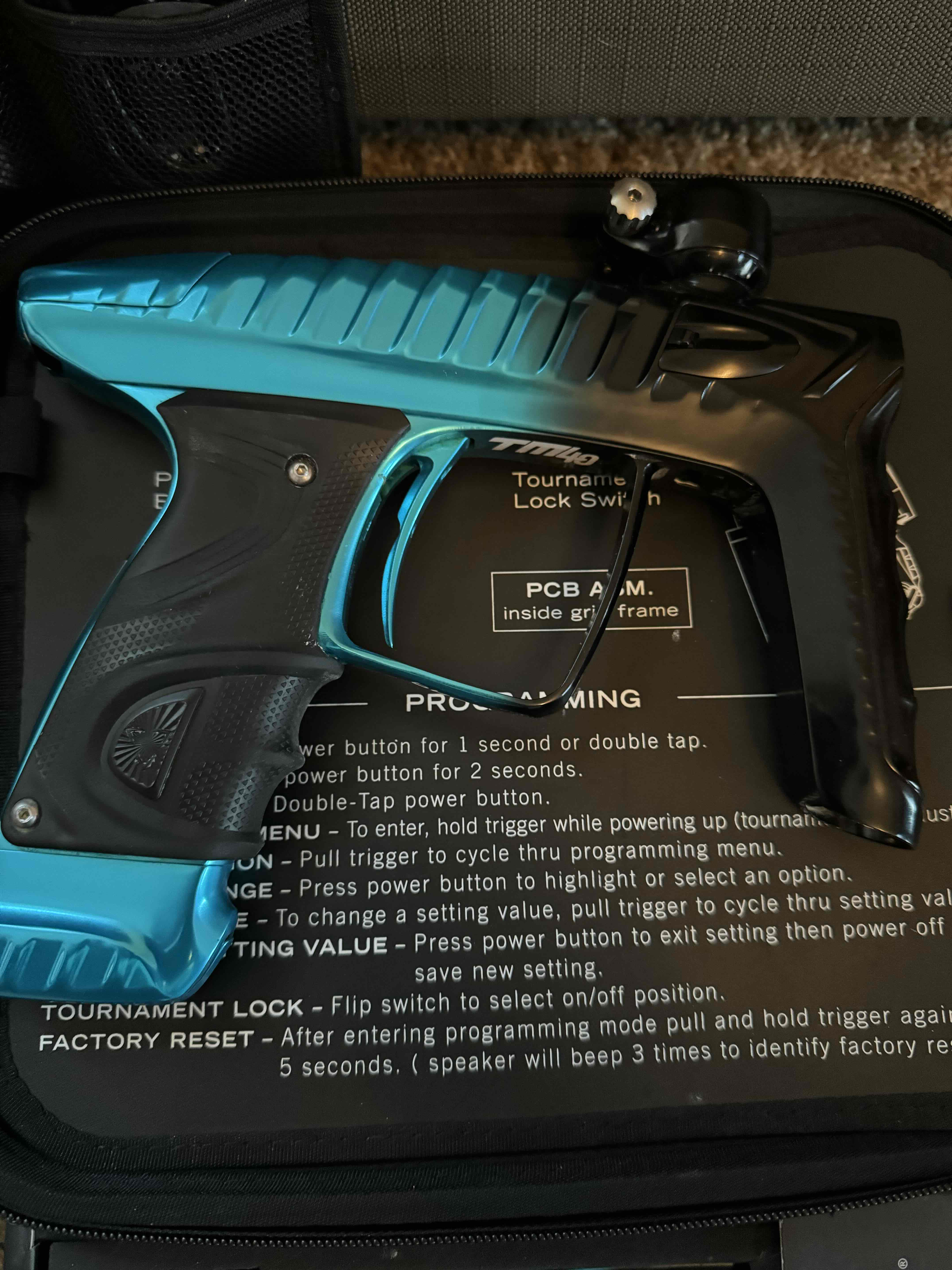 Project tm40 teal/black fade