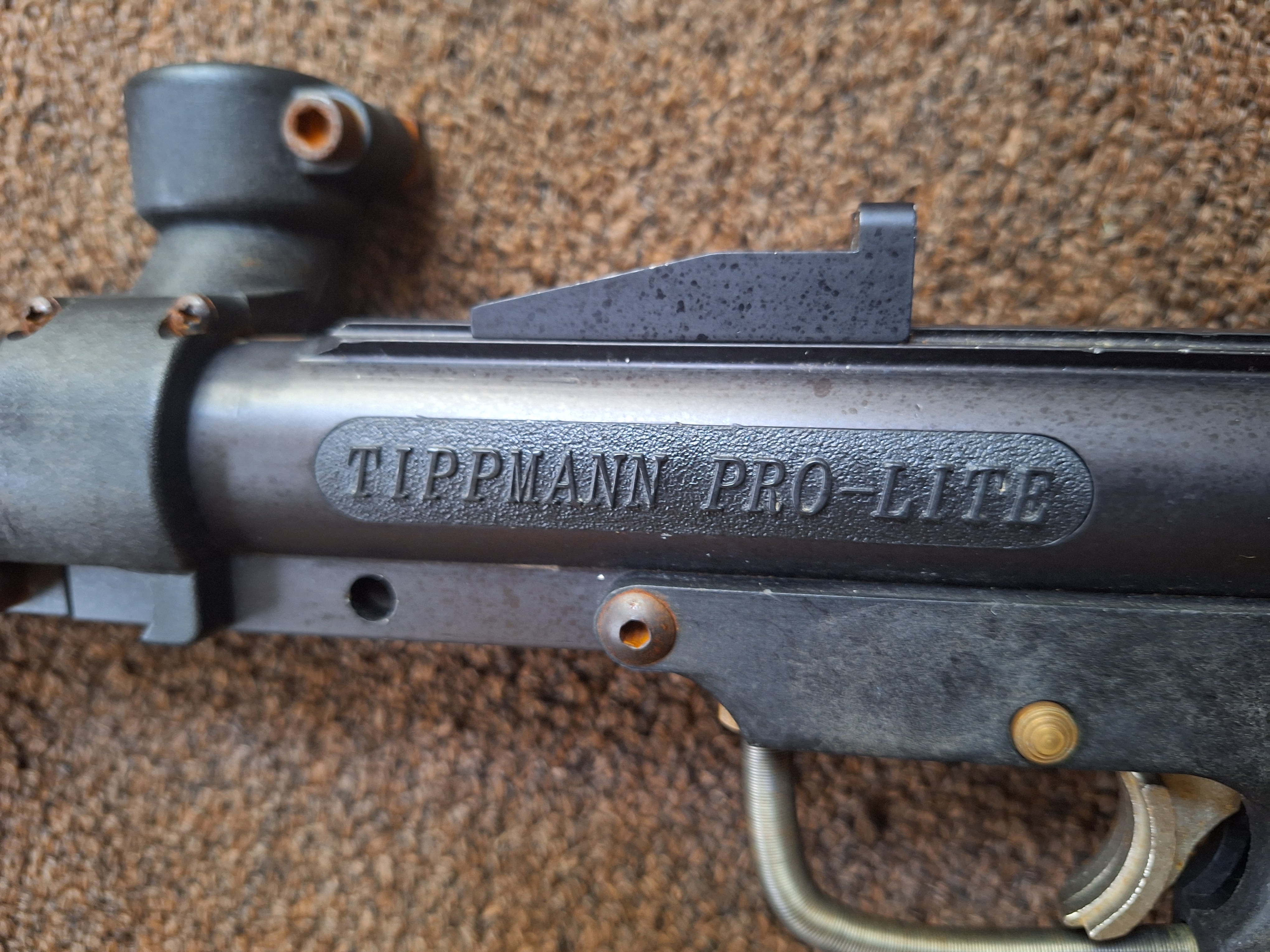 Rare vintage tippman pro lite paintball gun