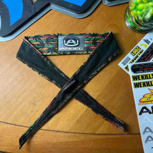 Angel x Bunkerking Headband - Rasta 
