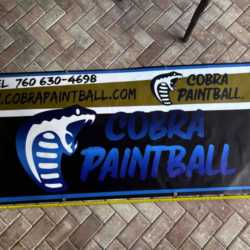 Cobra Dynasty Angel Banner - c. 2002 - two different sides