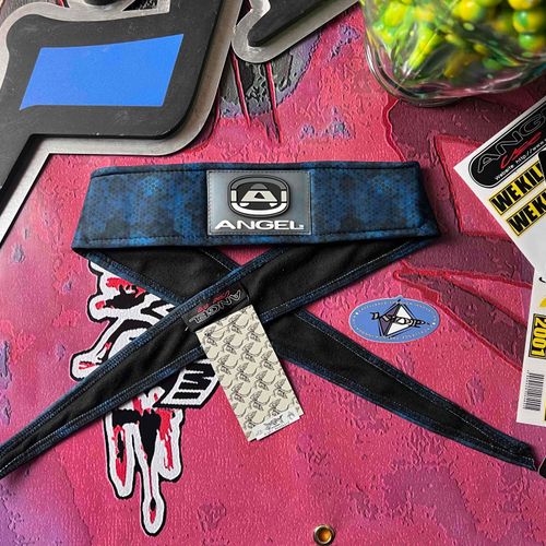 Angel x Bunkerking Headband - Blue Camo