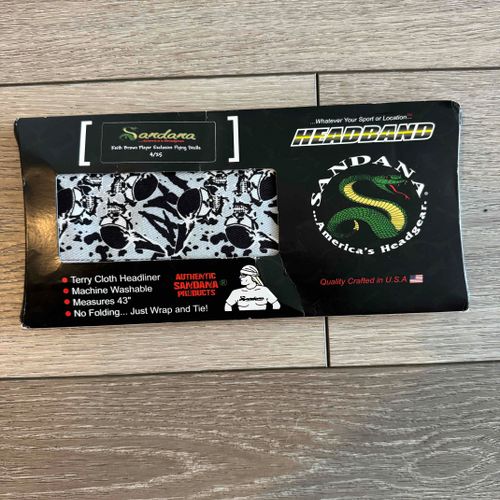 Keith Brown Player Exclusive Flying Skulls Sandana Headband