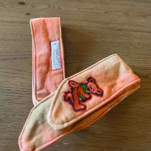 Christians Customs “Dancing Bear” (Grateful Dead) headband 