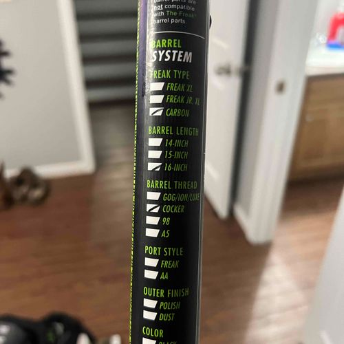 16” freak xl carbon 1 piece