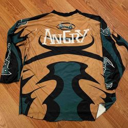 OG Diablo jersey stenceled for team ANGRY