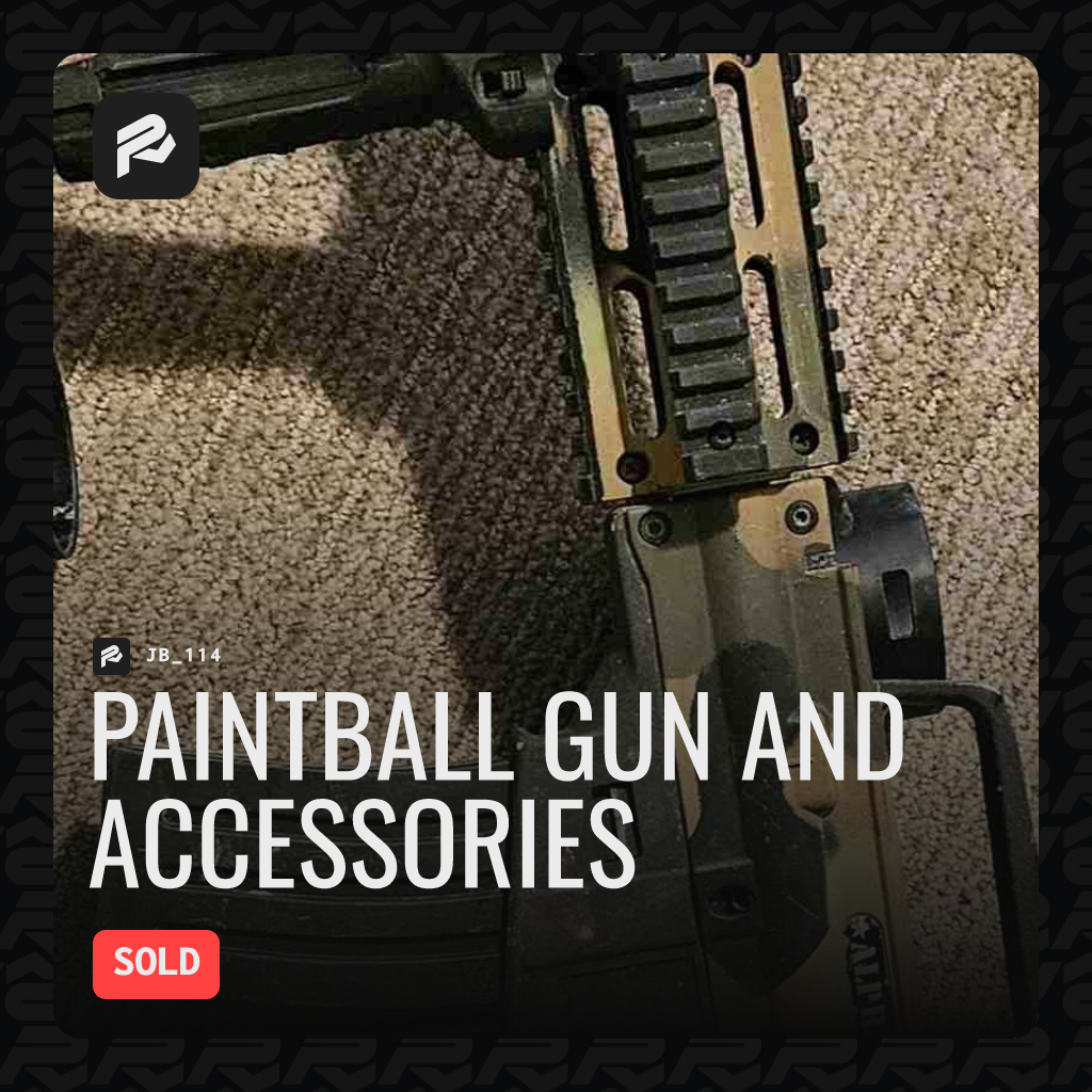 Paintball gun and accessories