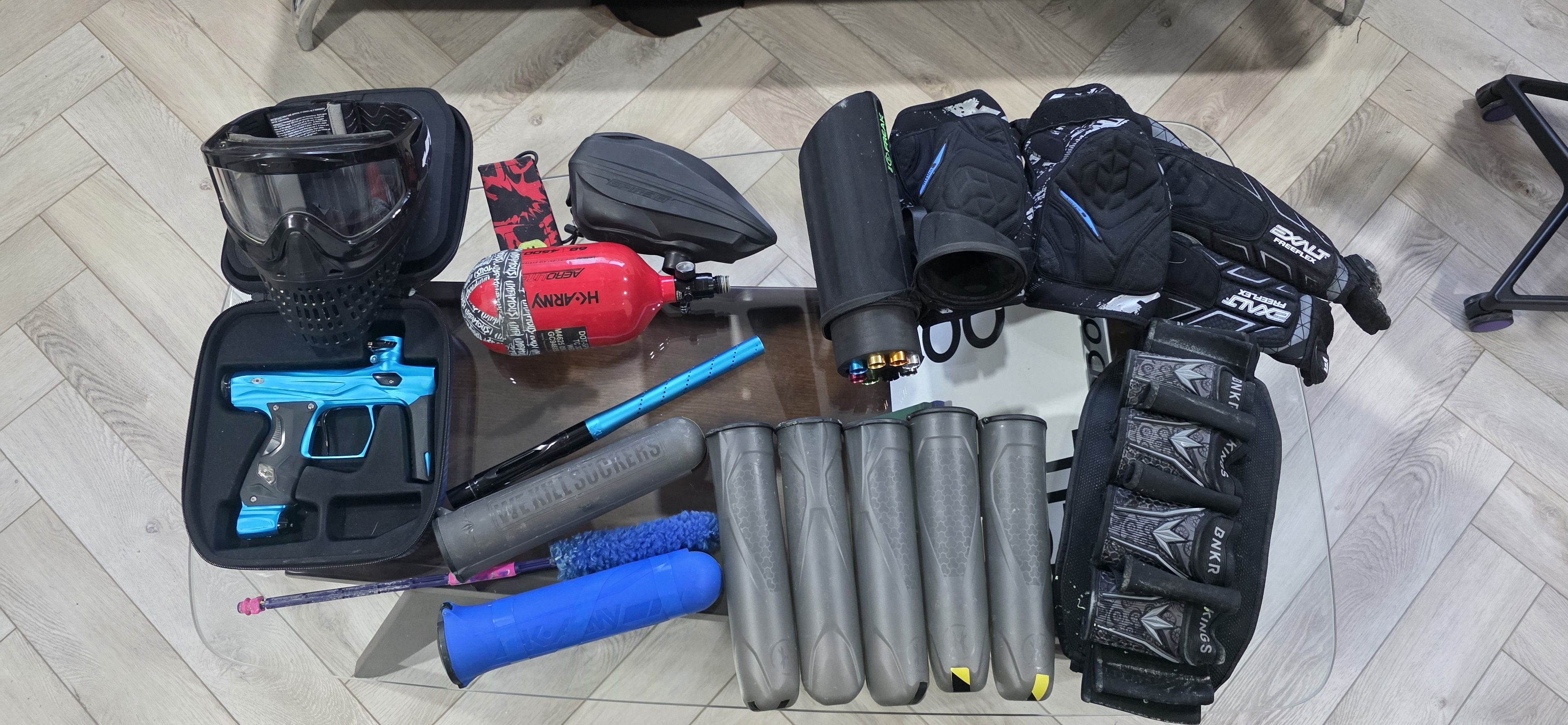 Paint ball gear