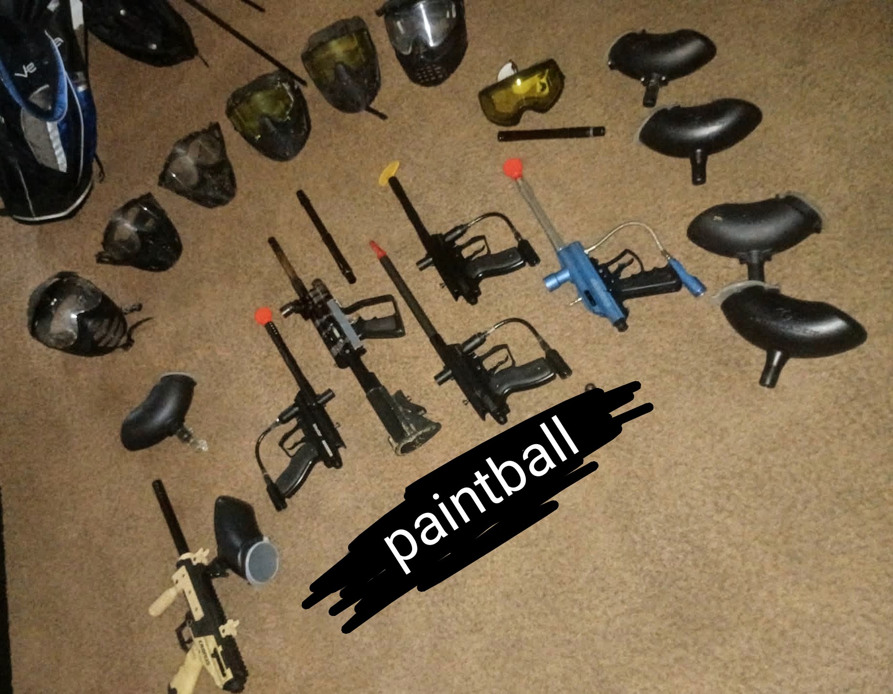 Paintball gear 