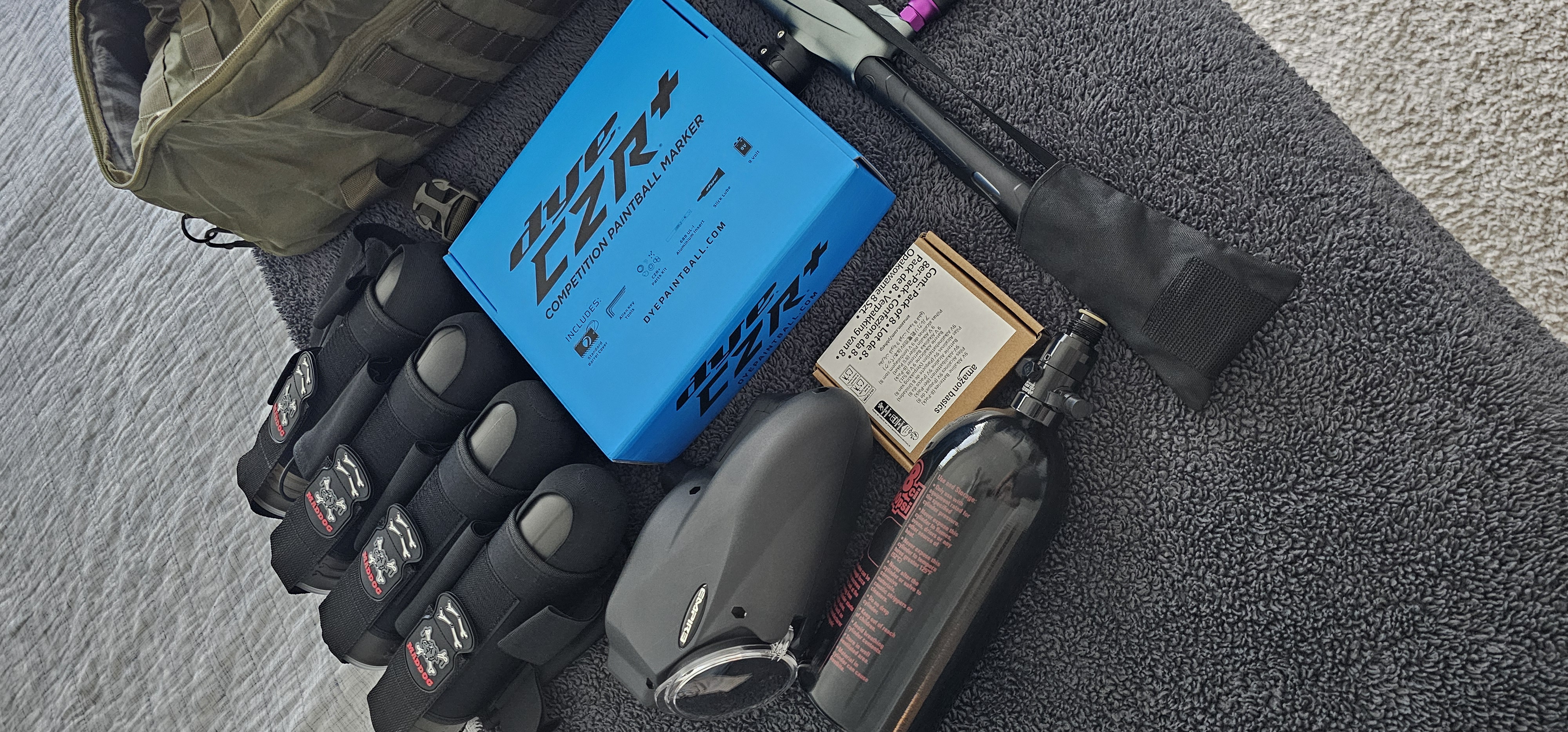 Maddog DYE CZR+ Full Auto Electronic Paintball Gun Marker