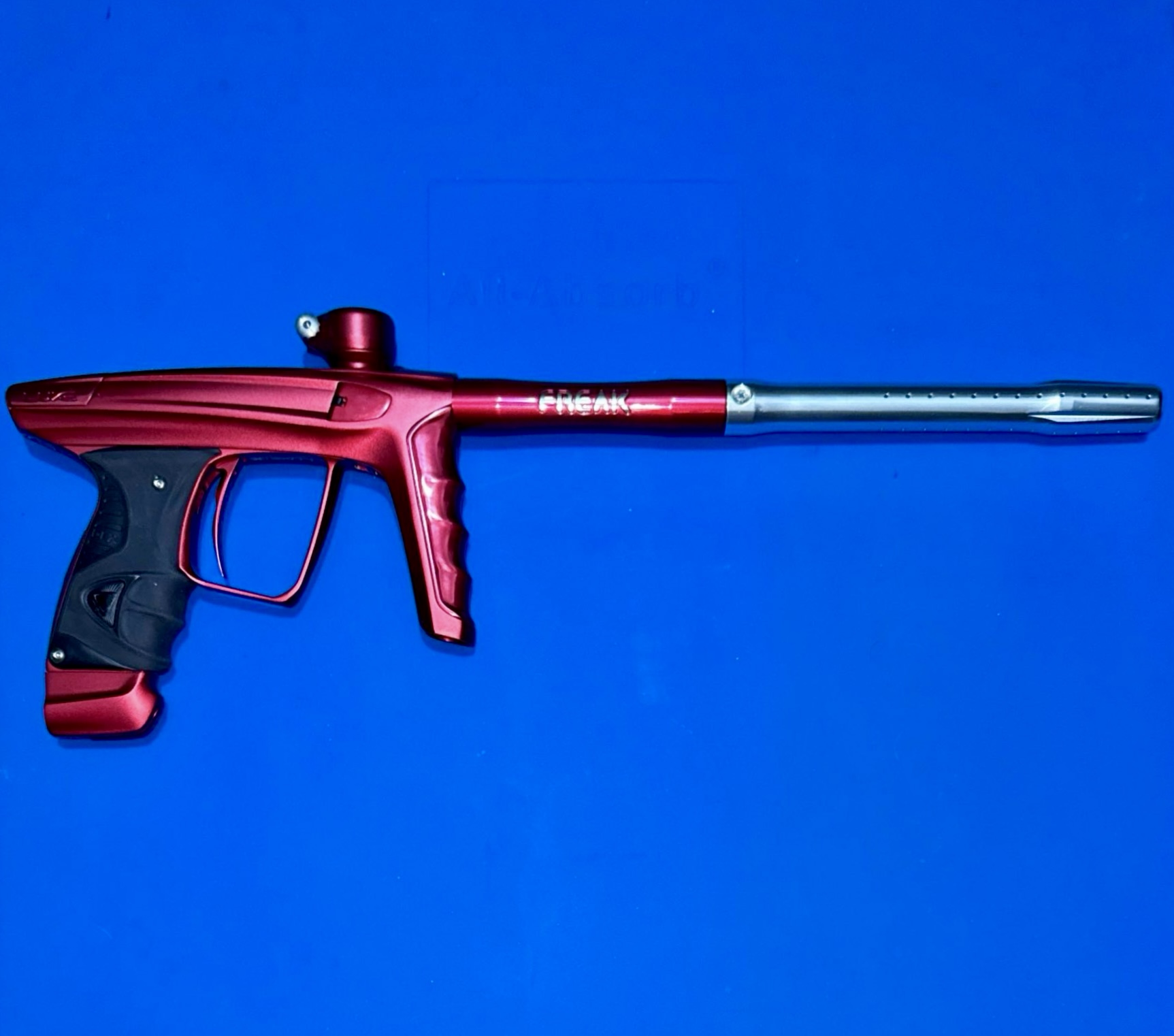 💥 DLX Luxe X Paintball Gun Marker - With Freak Barrel Kit - RED and Silver 💥