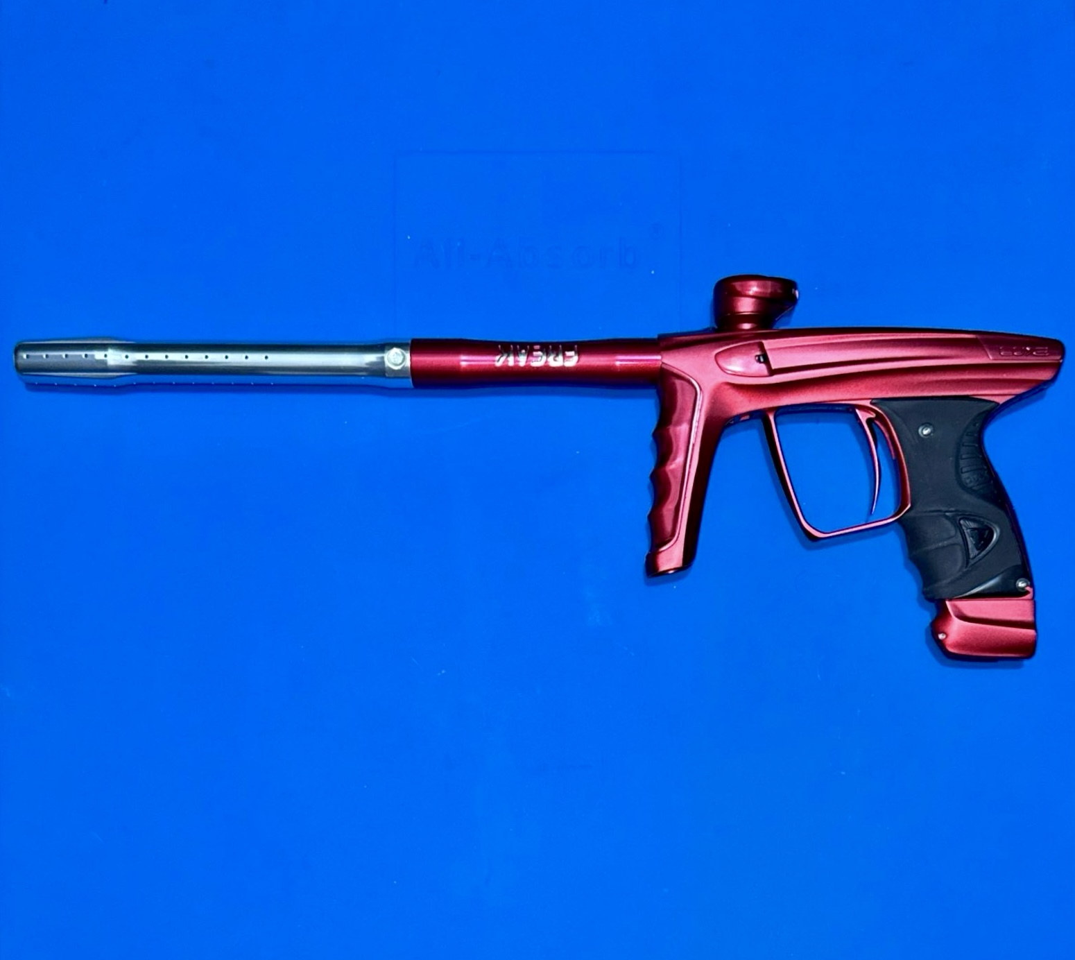 💥 DLX Luxe X Paintball Gun Marker - With Freak Barrel Kit - RED and Silver 💥