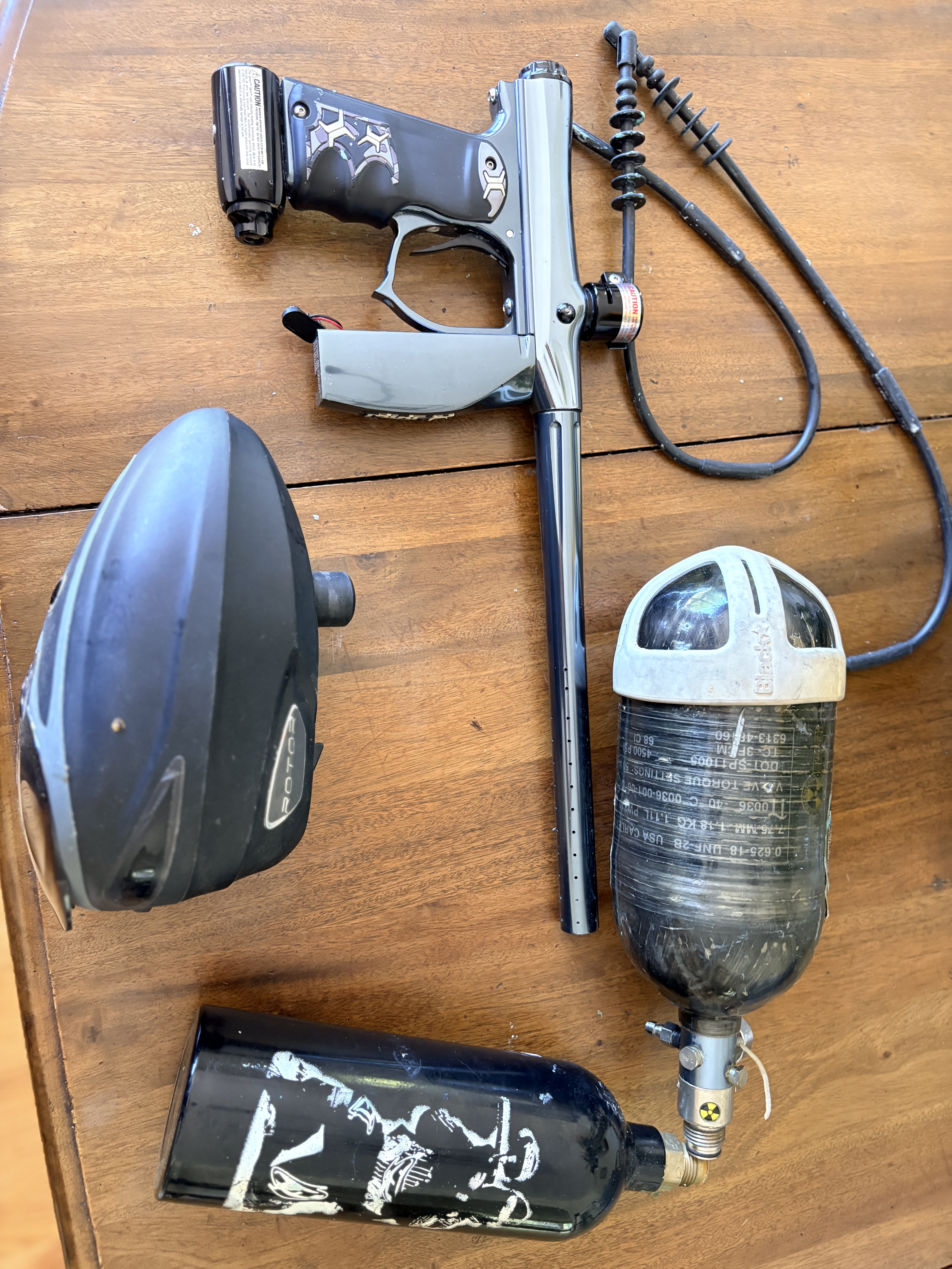 Empire Invert Mini Paintball Gun Package – Hopper + Tank Included