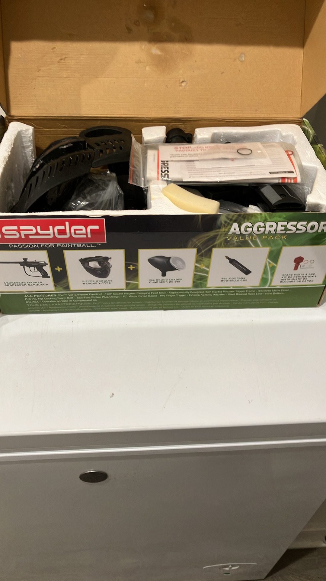 Spyder passion for paintball