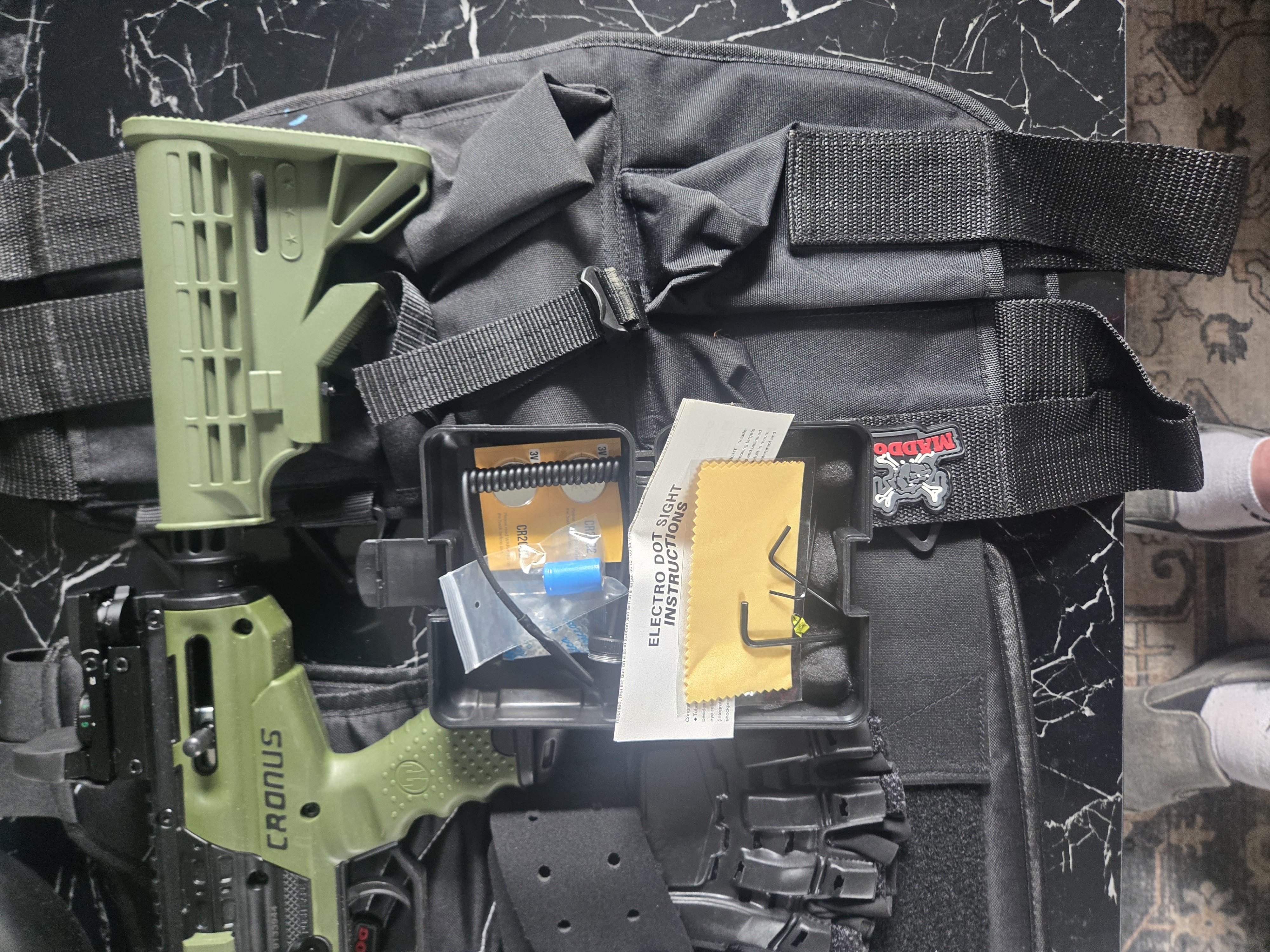 Maddog Tippmann Cronus Tactical Protective Paintball Gun Marker Starter Package