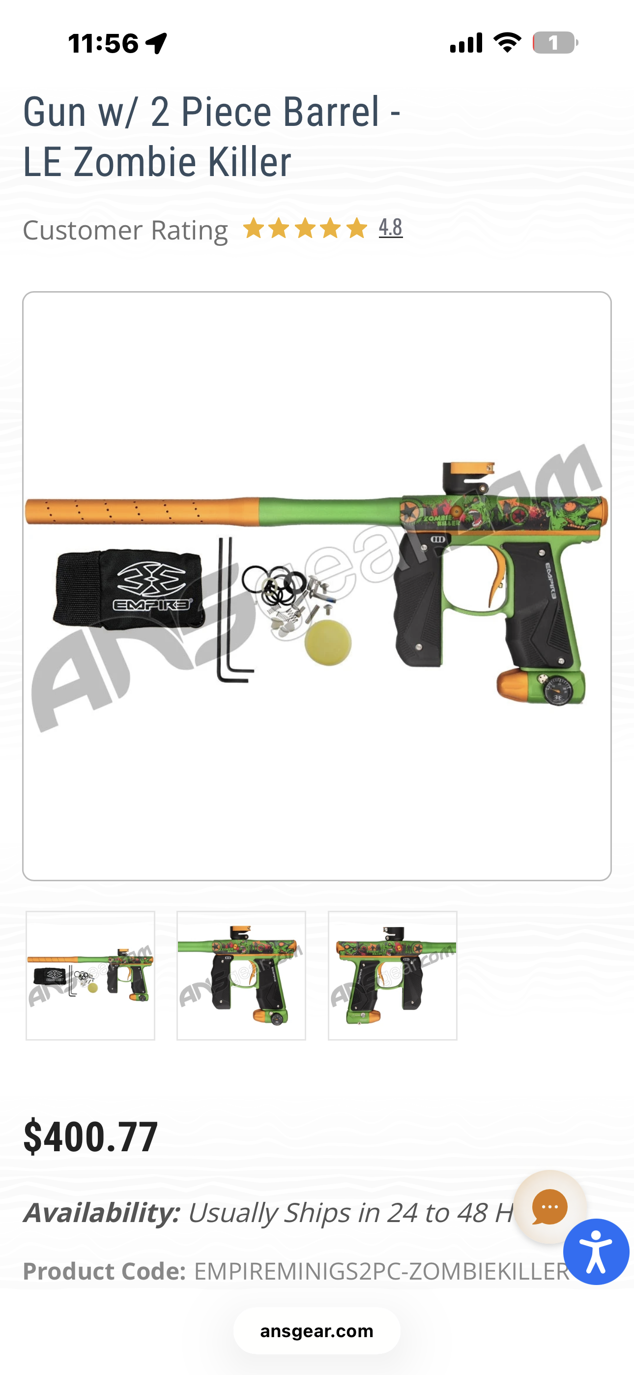 Brand new mini GS zombie edition
