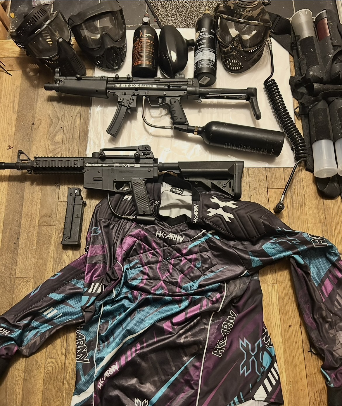 Paintball guns and equipment 