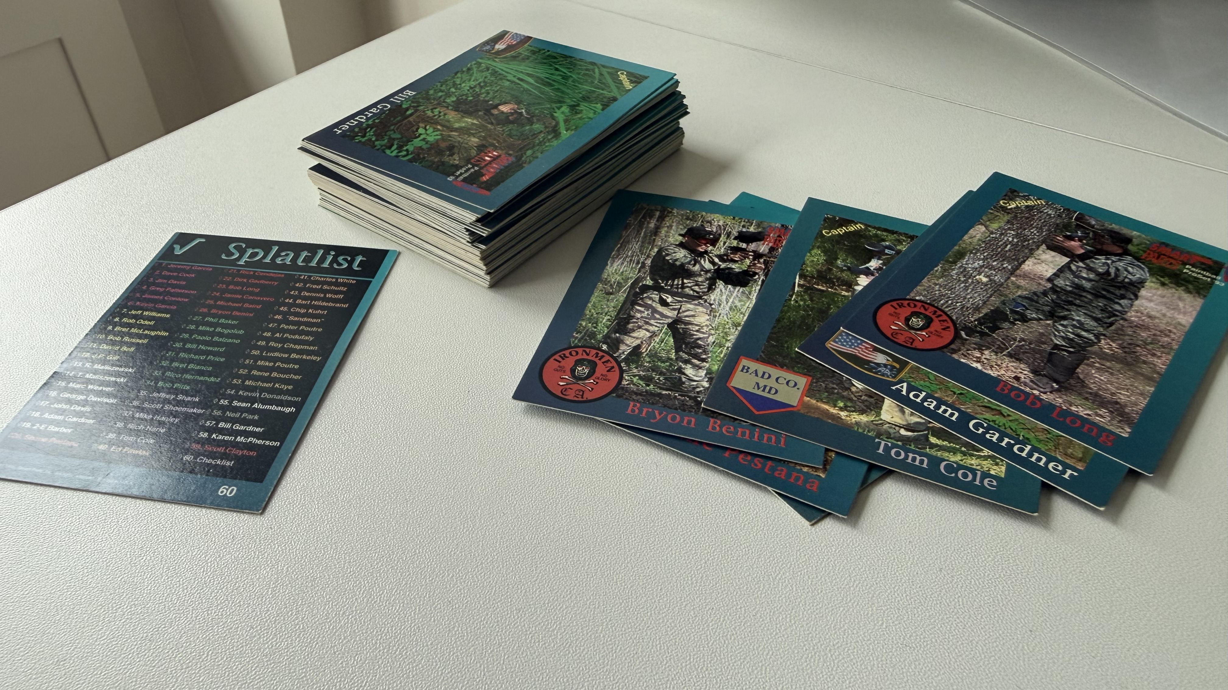 '93 Paintball ProSet Trading Cards