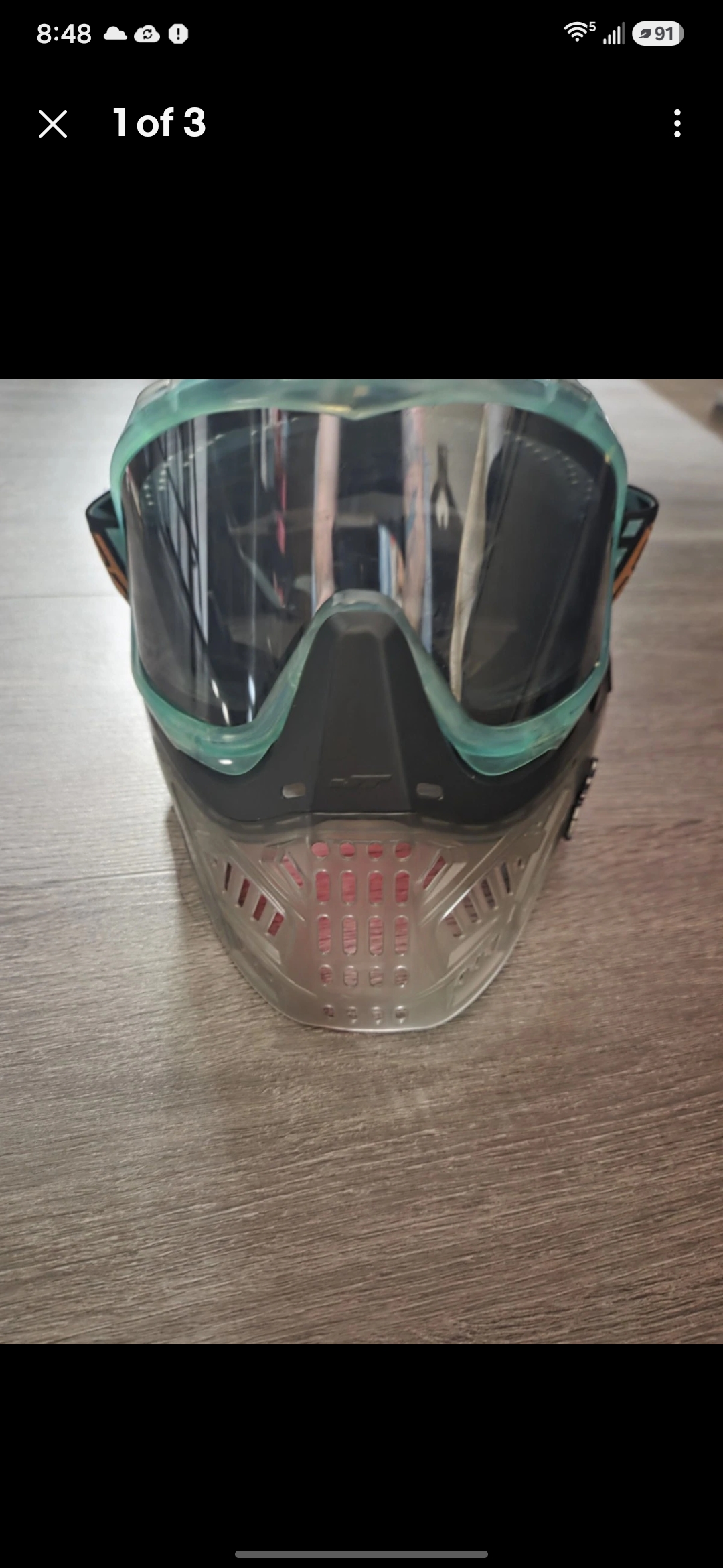 Revo 2 clears, turquoise clear frames. Superdead plugs and double strapped 