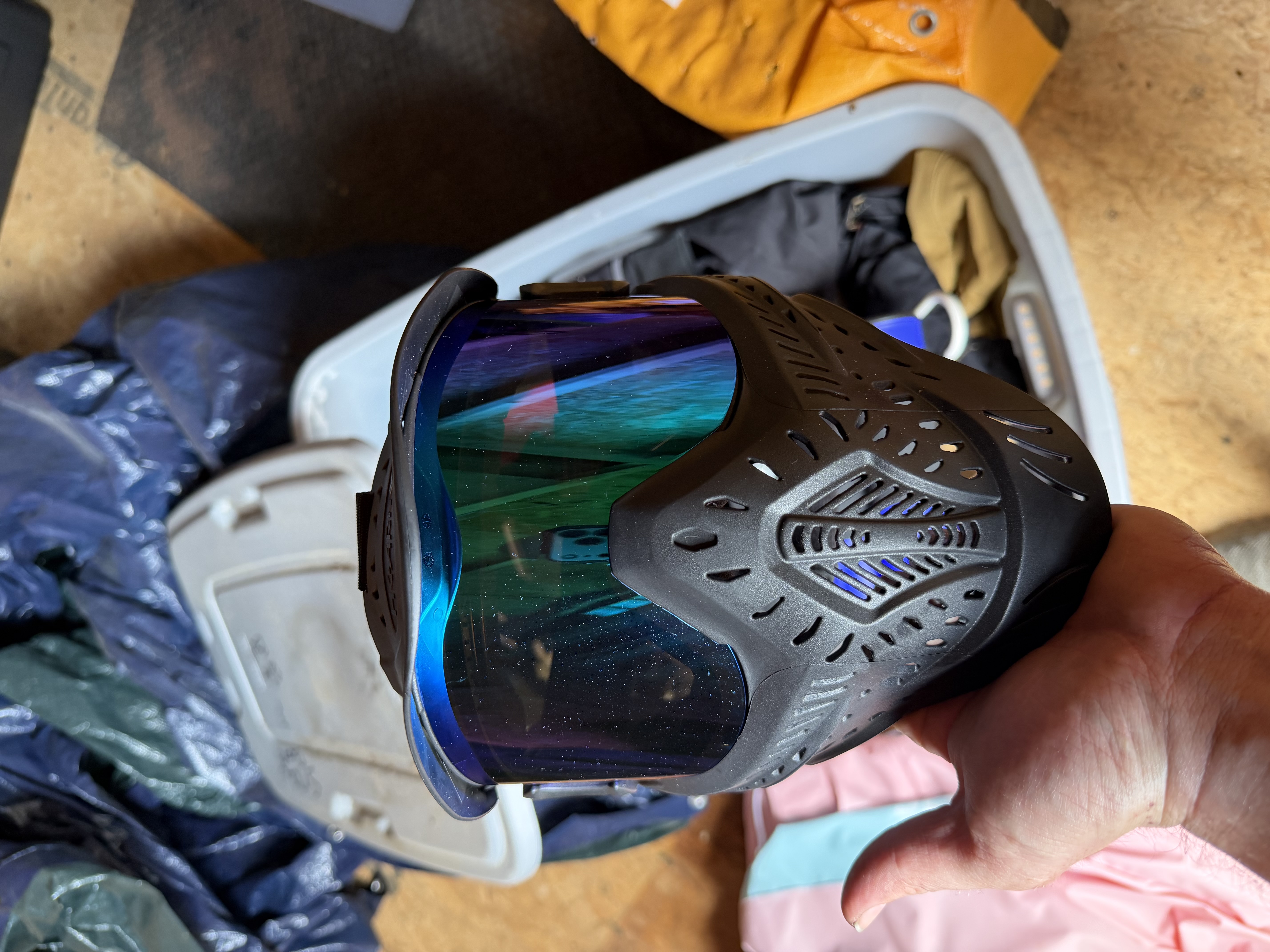 Whole paintball set up