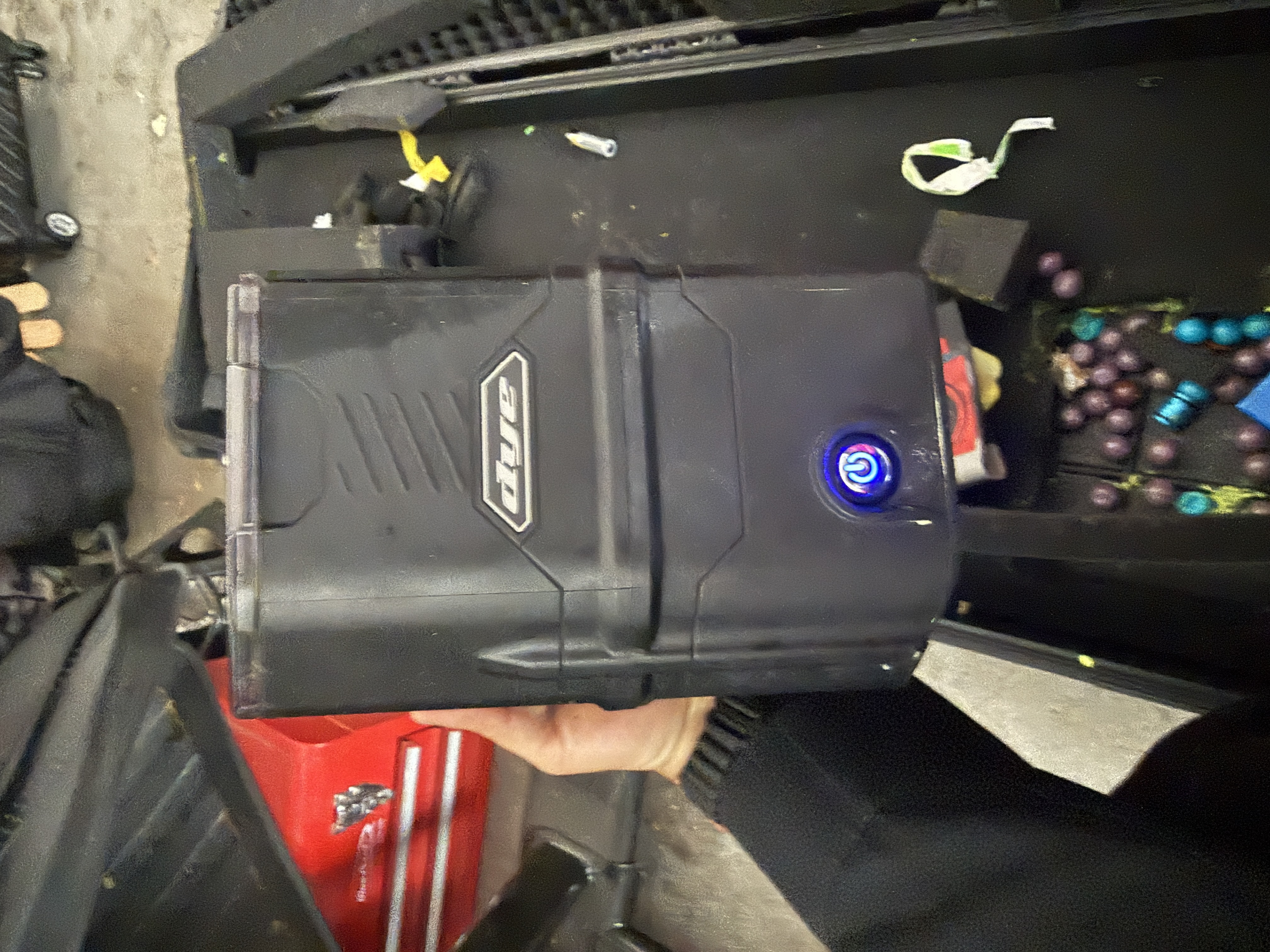 Dye box rotor mag
