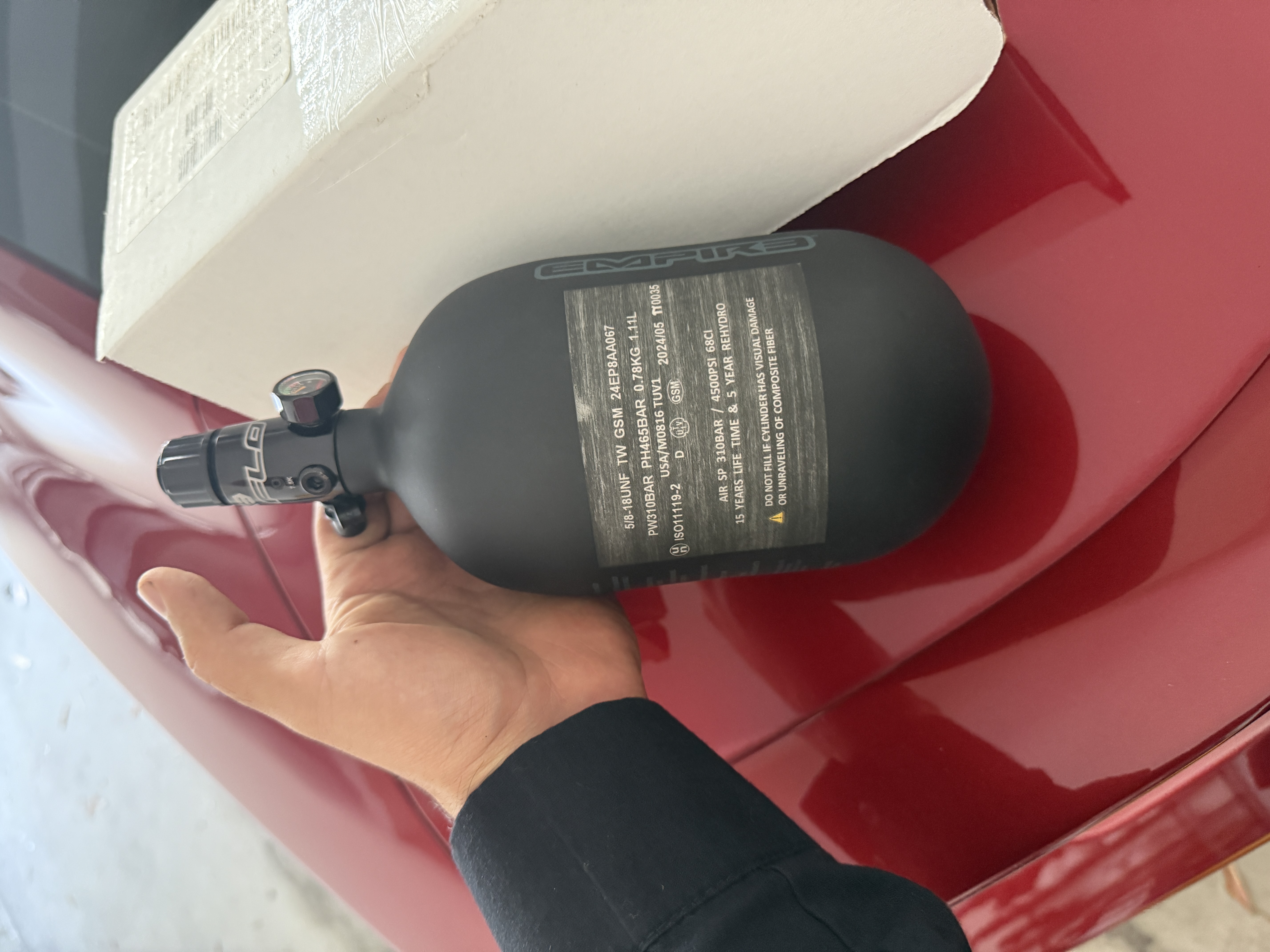 Empire carbon air tank 