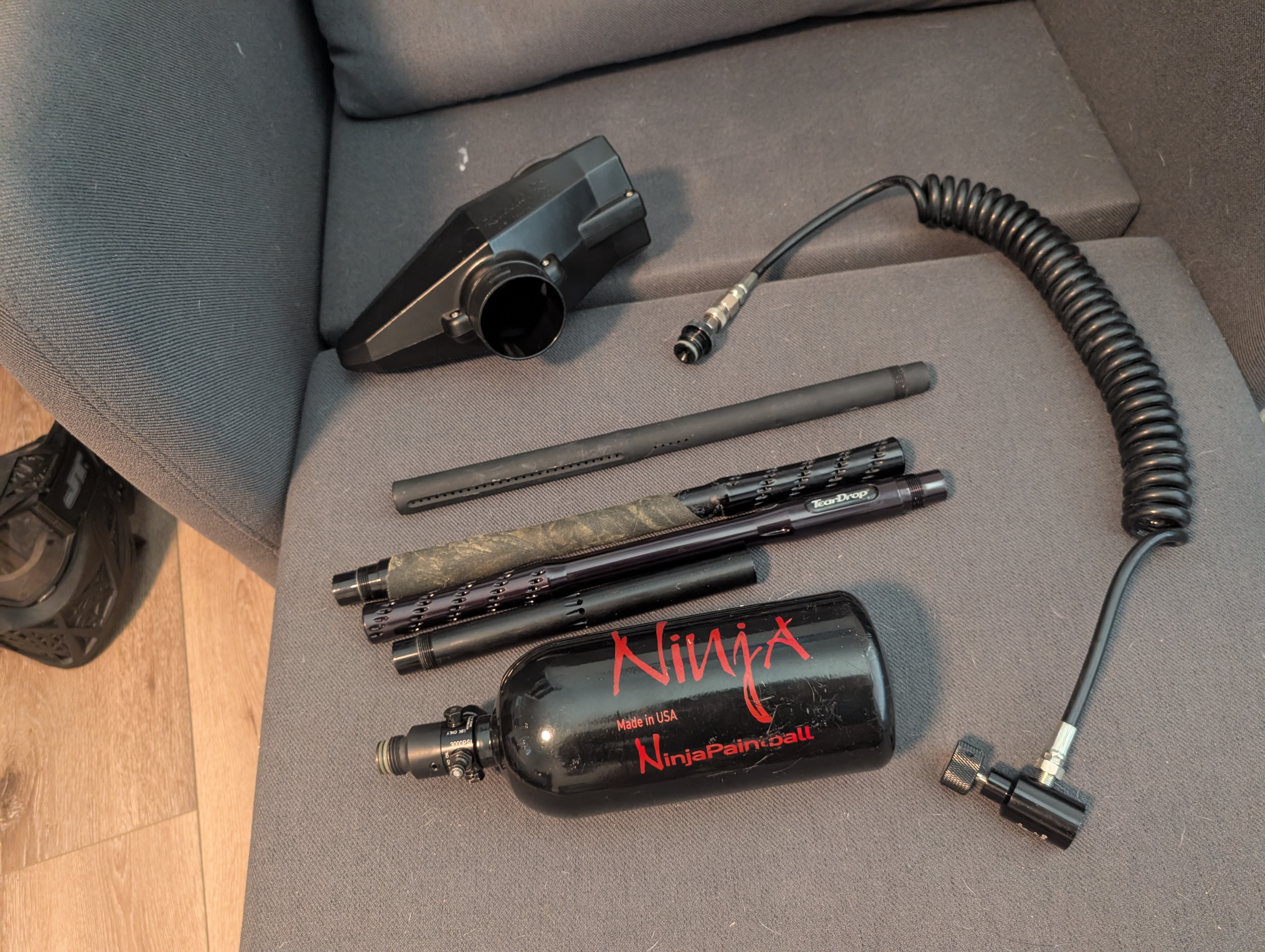 Tippmann A-5 *paintball gun* with trigger mod 