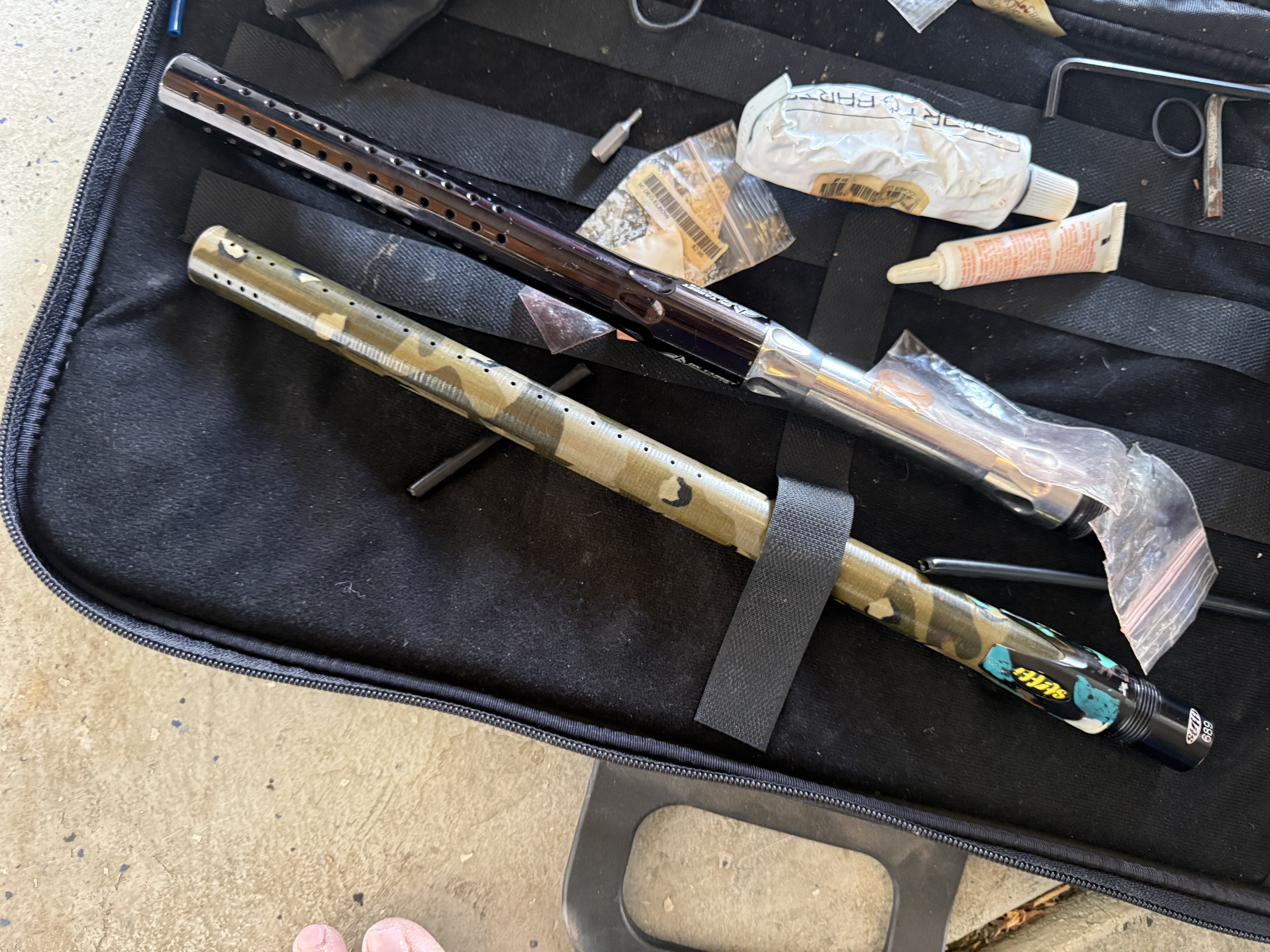 Paintball Gear Bundle—3 Markers, Extra Barrels & Padded Case—$300 OBO