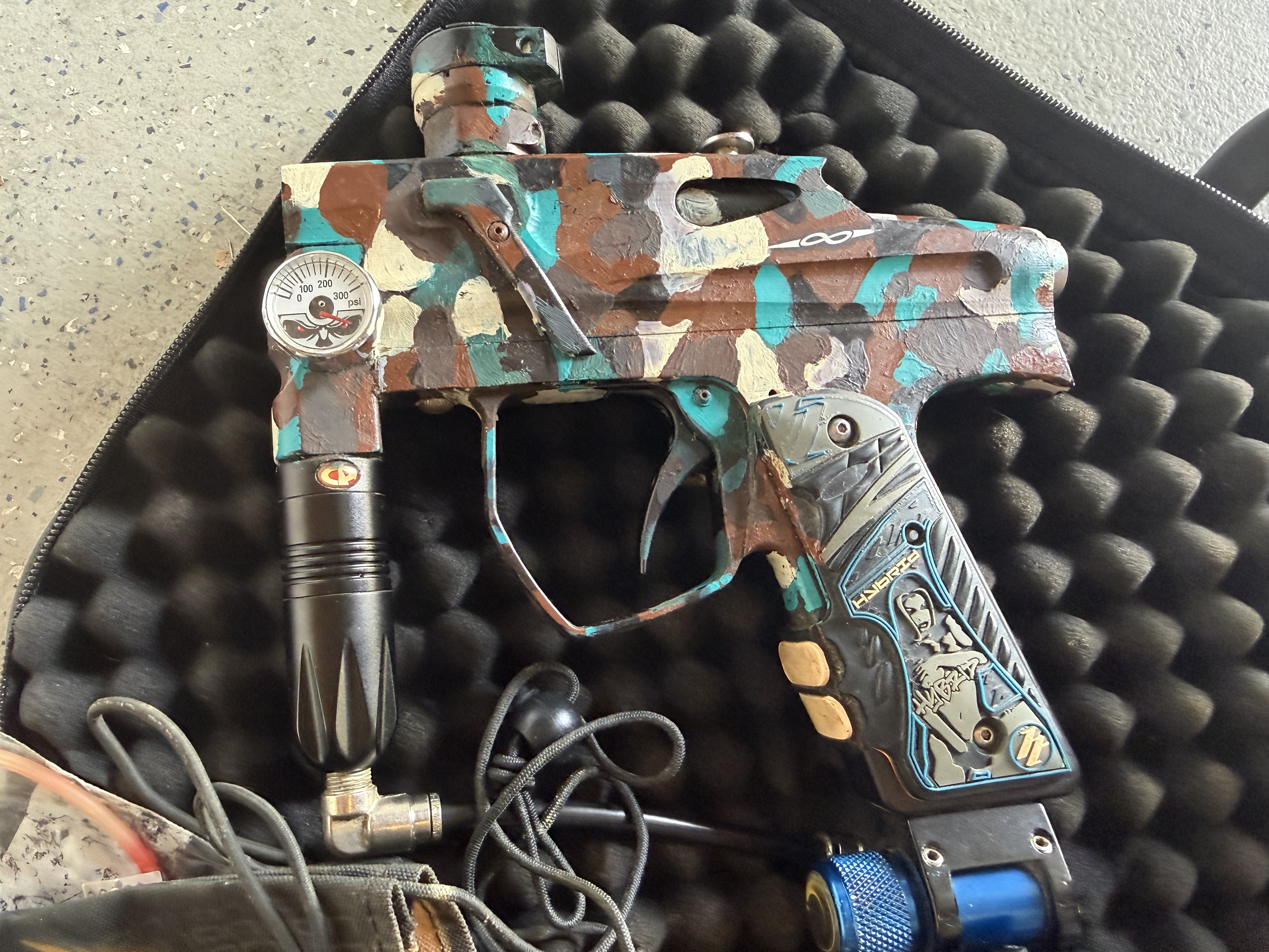 Paintball Gear Bundle—3 Markers, Extra Barrels & Padded Case—$300 OBO
