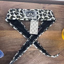 Angel x Bunkerking Paintball Headband - Snow Leopard - Vintage - Padded