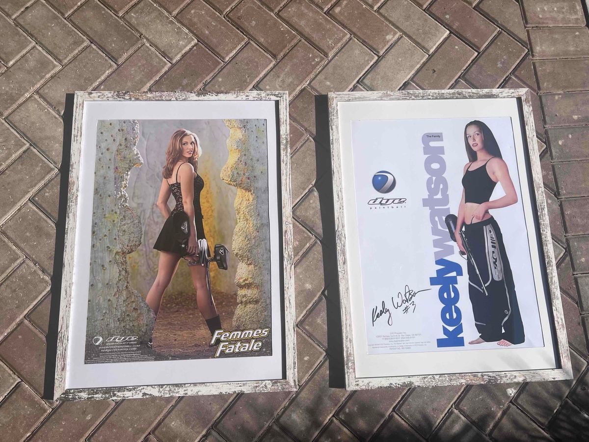 Keely Poster Lot - 2 Framed posters - mint 