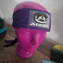 Angel x Bunkerking Paintball Headband - Purple - Vintage - Padded