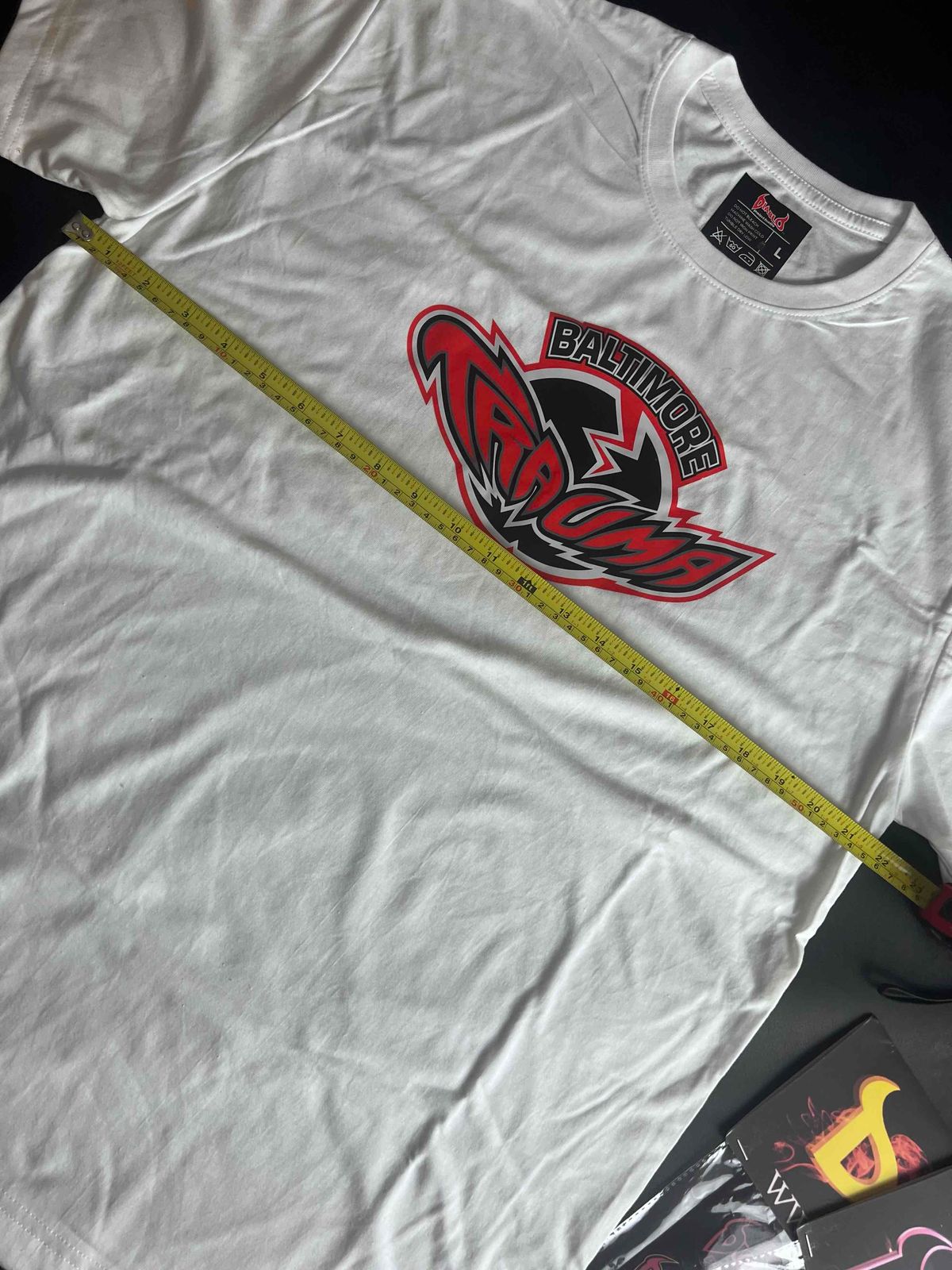 Vintage🔥 Diablo Trauma Paintball  T Shirt - Size L  - Free Vtg Stickers