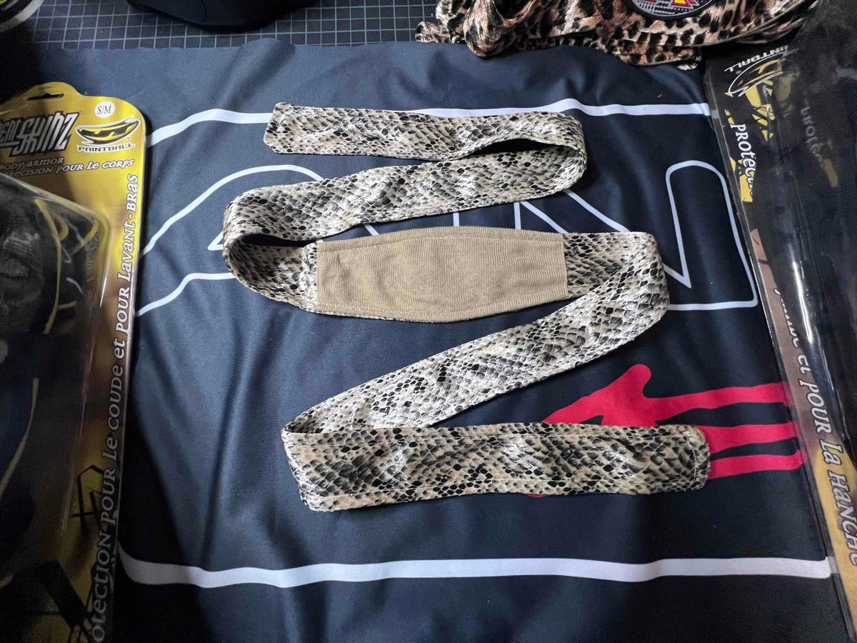 🔥 System X Paintball Headband - Snake - Vintage, New Oldstock 🔥 Autococker