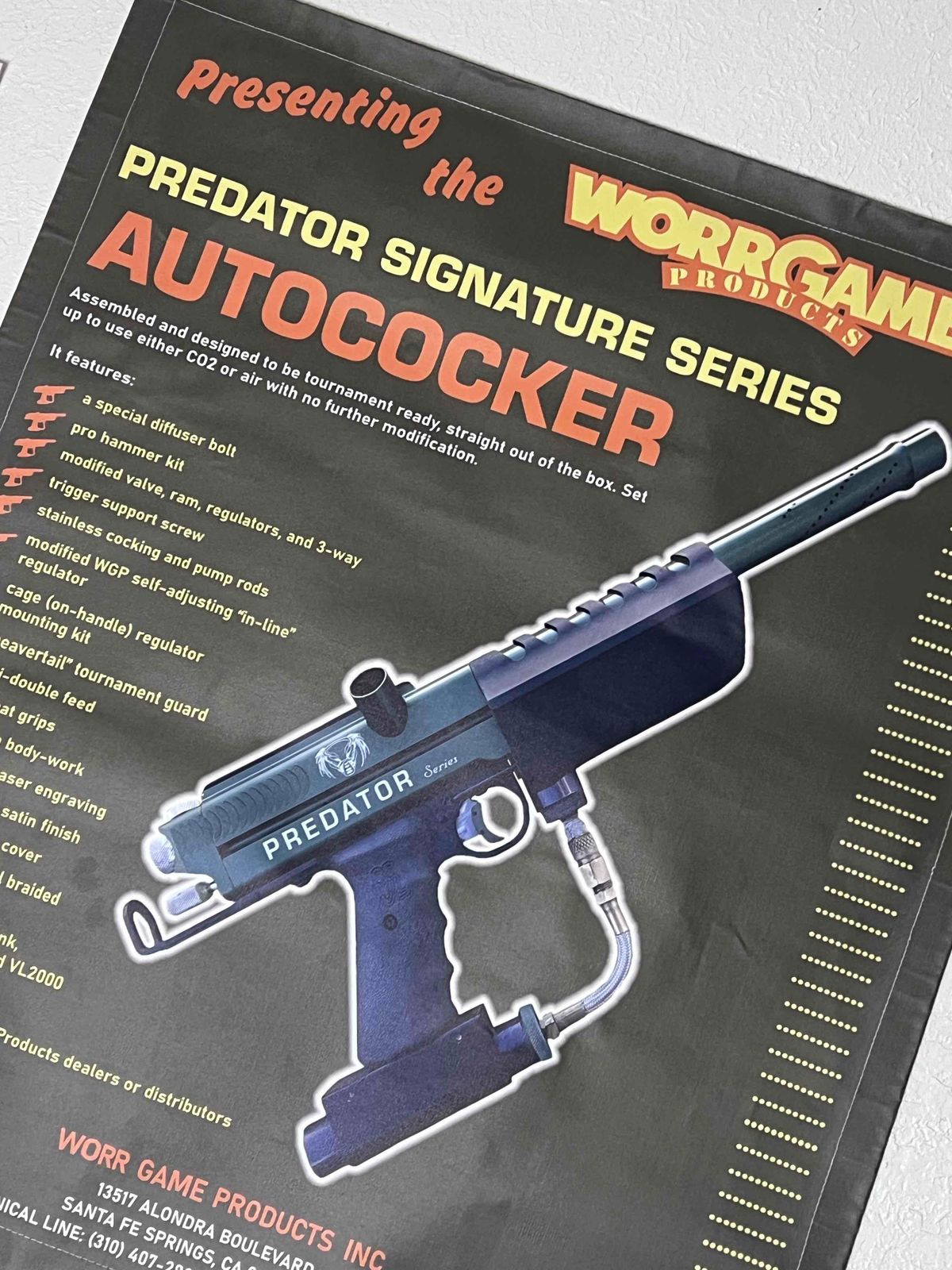 WGP Predator Autococker Banner, vtg