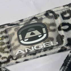 Angel Paintball Headband - SNOW LEOPARD VALHALLA + Angel Visor + Angel Sticker Sheet Lot
