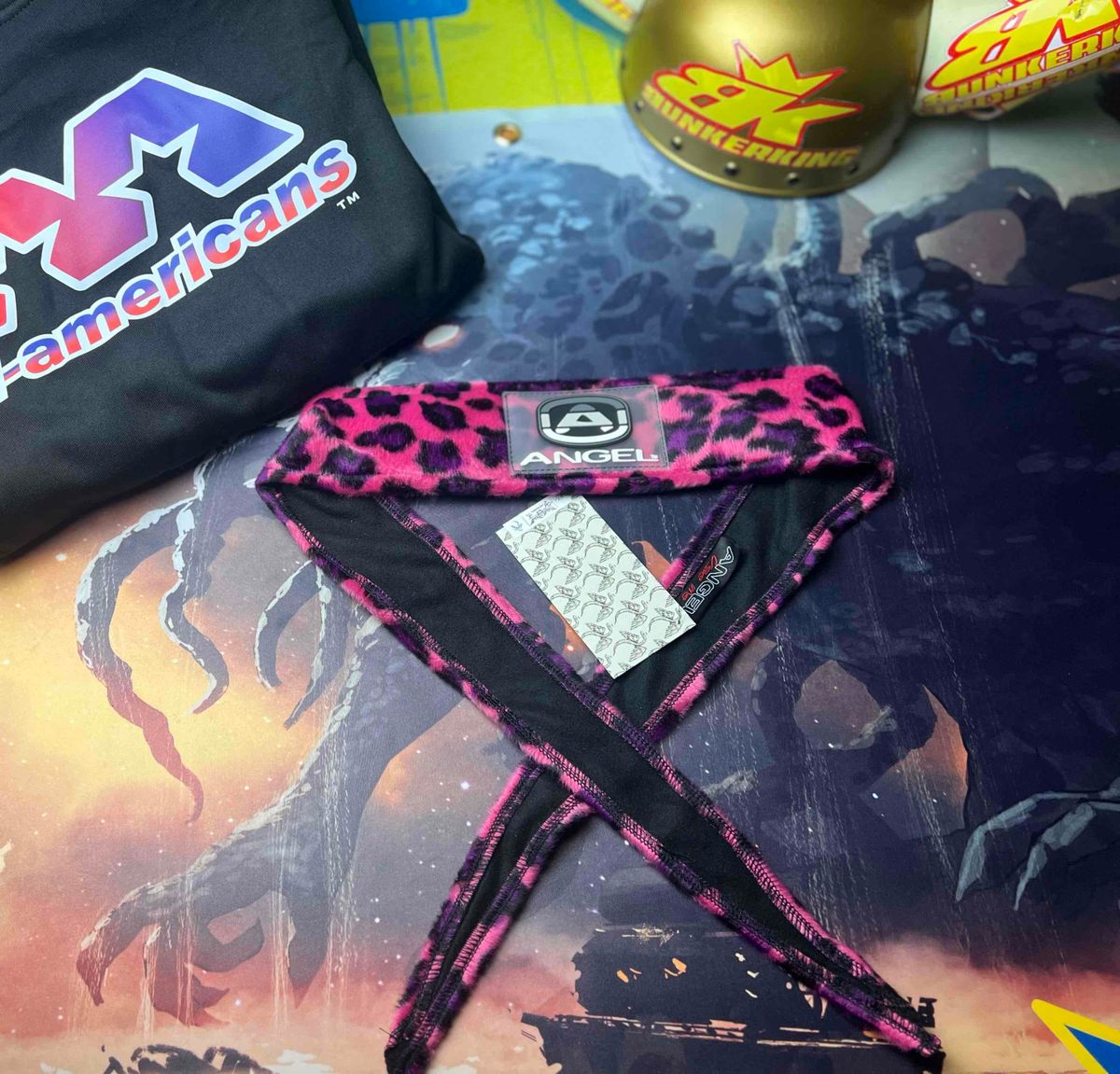 Angel x BK Leopard Headband - New oldstock