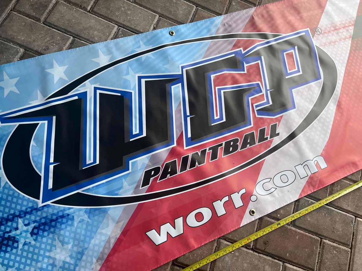 🔥 WGP Autococker Paintball Banner 🔥 Vtg, Mint Condition - Cocker