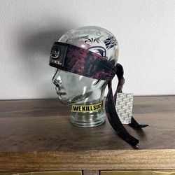 Angel x  Bunkerking Paintball Headband - Crimson Camo - Vintage - Padded - New Oldstock