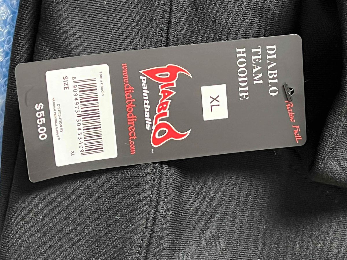 Diablo Ironmen Hoodie - New oldstock, vtg painball