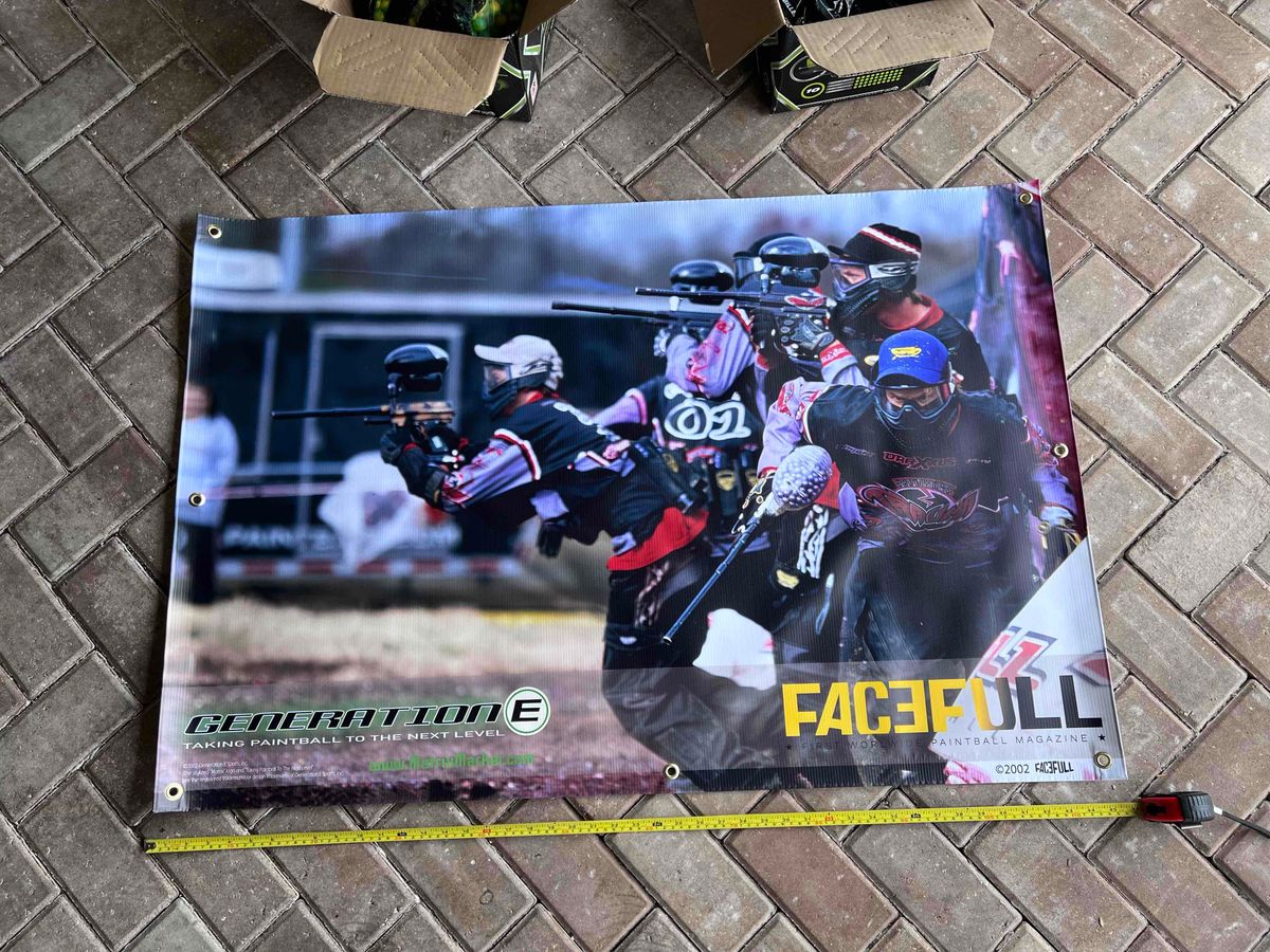 Generation E Trauma Matrix Paintball Banner - Vtg, mint