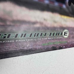 Generation E Trauma Matrix Paintball Banner - Vtg, mint