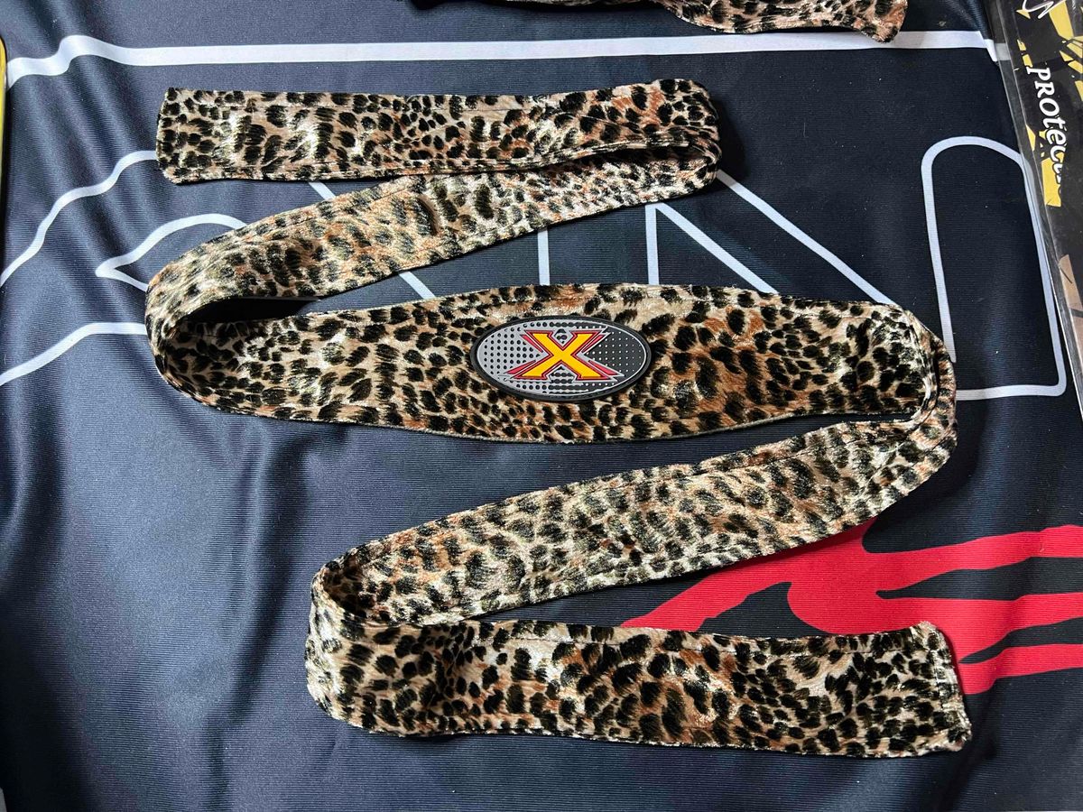 🔥 System X Paintball Headband - Leopard - Vintage, New Oldstock 🔥 Autococker