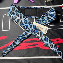 Angel Headband - Blue Snow Leopard - New oldstock