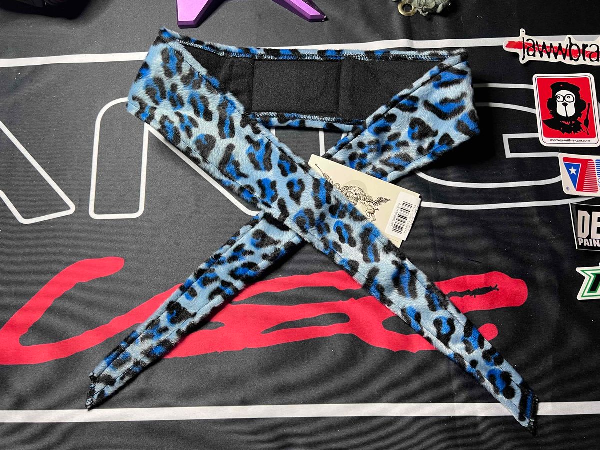 Angel Headband - Blue Snow Leopard - New oldstock