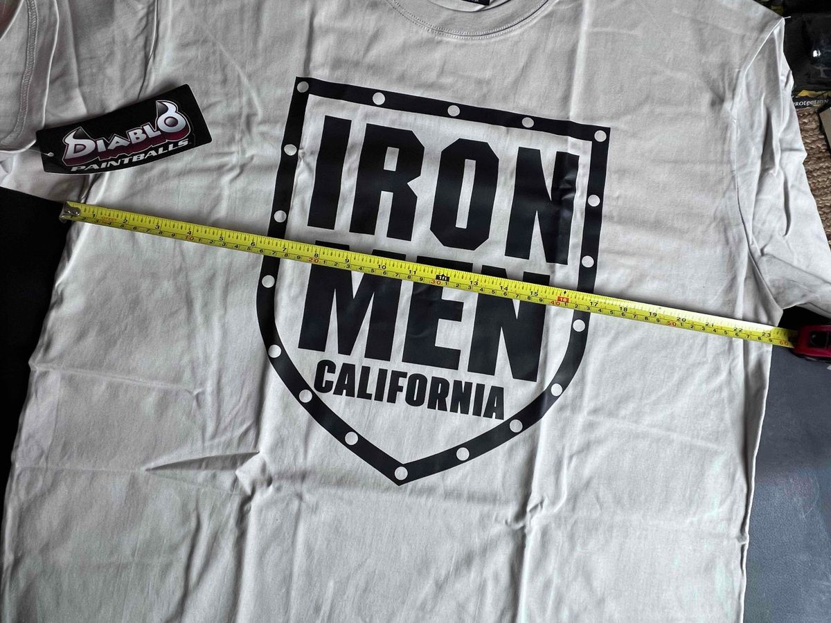 Vintage 🔥 Diablo Ironmen Paintball T Shirt - Size XL  - NOS - Bonus Stickers