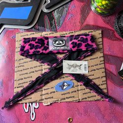 Angel x Bunkerking Headband - Pink Leopard