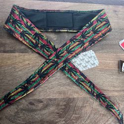 Angel x  Bunkerking Rasta Paintball Headband - Vintage - Padded - New Oldstock