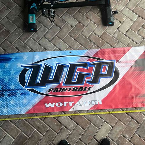🔥 WGP Autococker Paintball Banner 🔥 Vtg, Mint Condition - Cocker