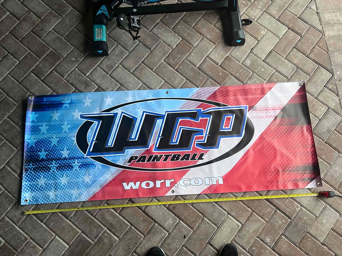 🔥 WGP Autococker Paintball Banner 🔥 Vtg, Mint Condition - Cocker